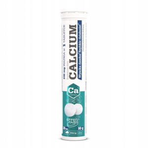 Calcium Wapń 20 Tabletek Musujących 240 Mg