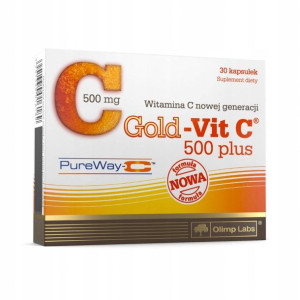 Gold Vit C 500 Plus Duża Dawka Wit.c 30 Cabs