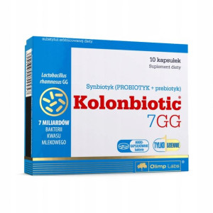KOLONBIOTIC 7GG PROBIOTYK synbiotyk 10 CABS