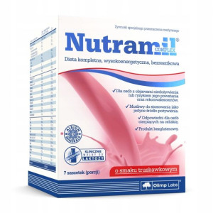 Nutramil Complex 7saszetek Smak Truskawkowy