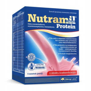 Nutramil Complex Protein Truskawka 6 Saszetek