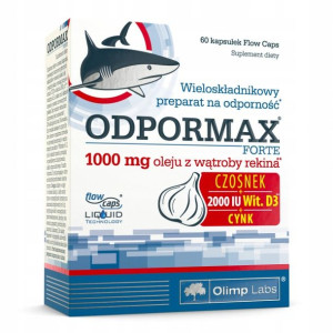 Odpormax Forte Tran Z Witaminą D3 60 Cabs