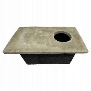Czapa płyta betonowa komin dymowy KW+W2+W2 51x112