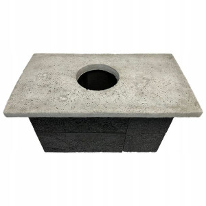 Czapa płyta betonowa komin dymowy W2 + KW2 51 x 93