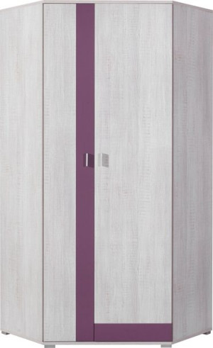Szafa Narożna 90 cm  Drążek Półki MŁODZIEŻOWA NAOMI