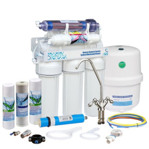 RO7 - filtr RO z mineralizatorem, bioceramiką i membraną  VONTRON 75 GPD