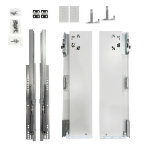 Szuflada Amix SLIMBOX HD 400mm h126 ŚREDNIA BIAŁA