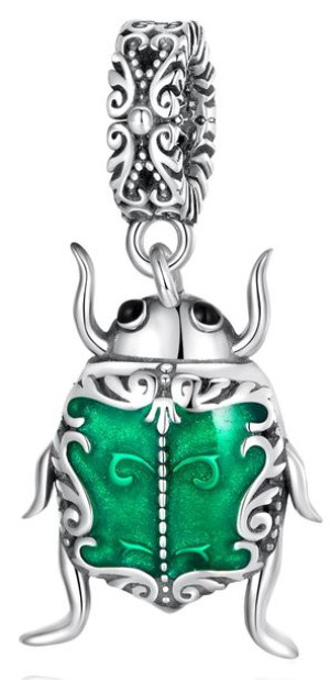 Charms Srebro - Chrząszcz