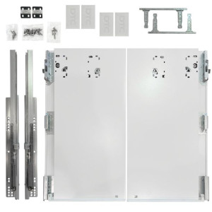 Szuflada Amix SLIMBOX HD 550mm h238 B.WYSOKA BIAŁA