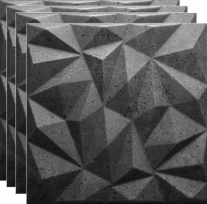 Kaseton Sufitowy Beton 3d Popiel Cyrkon 42 1m2