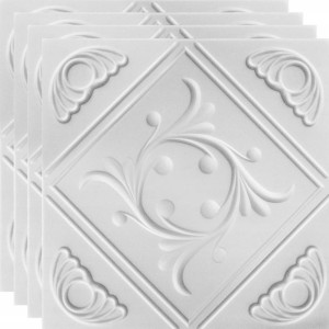 Kasetony Sufitowe Białe Art Deco Retro 08107 1m2
