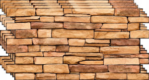 Panele Ścienne 3d Pvc Sandstone Slate Kamień 4x
