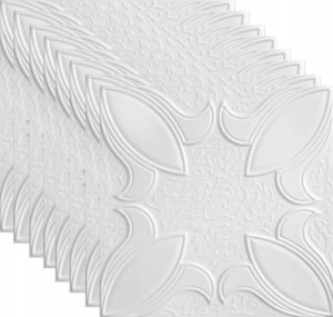 Kaseton Sufitowy Panel Biel Kwiat Tulipan 0857 2m2