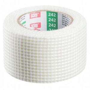 Taśma antyrysowa włókno 10cm x 20m biała SCLEY