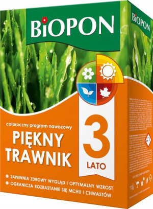 BIOPON Nawóz do trawnika na lato 2kg granulat