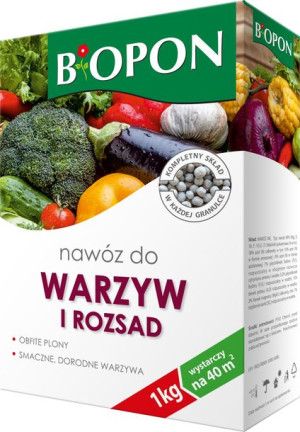 BIOPON nawóz do pomidorów ogórków warzyw 1kg gran.