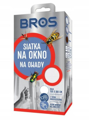 BROS siatka na okno 150x180cm biała