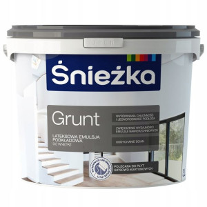 Emulsja podkładowa do wnętrz Śnieżka Grunt 3L biał