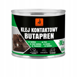 Klej butapren uniwersalny wodoodporny 0,5L Dragon