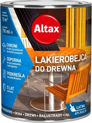 Lakierobejca do drewna 0,75 L palisander ALTAX