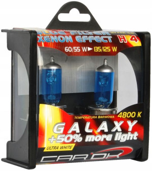 CAR OK Żarówki samochodowe H4 Blue Galaxy