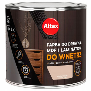 Farba do drewna mdf laminatu 400 ml kremowy ALTAX