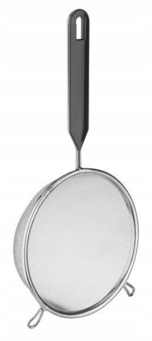Sitko nierdzewne 18 cm antracytowy uchwyt GALICJA