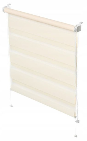 Roleta mini Zebra 727 krem 76 x 150cm GARDINIA