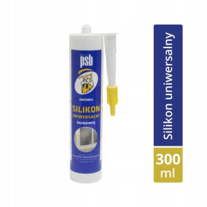 PSB Silikon uniwersalny bezbarwny 300 ml