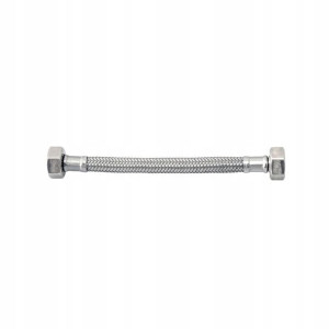 Wąż w oplocie 8 mm 1/2x1/2 N-N 20 cm FLEXITALY