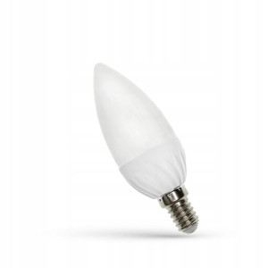 Żarówka świeca 6 W LED E14 ciepły biały SPECTRUM