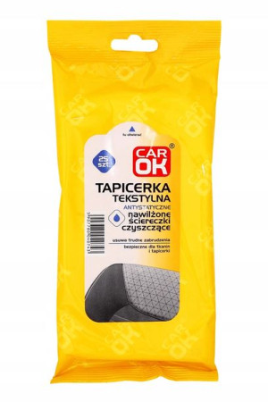 CAR OK Ściereczki samochodowe tapicerka 25 szt