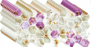 PANELE ŚCIENNE 3D PCV Orchidea Kwiaty tapeta 10x