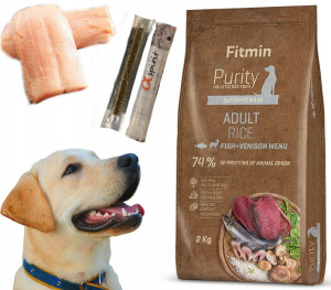 Fitmin Purity Adult Fish&Venision 2kg karma dla psa + gratis