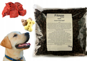 Fitmin Purity Adult GF Beef 1kg na wagę karma dla psa + gratis