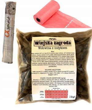 Wiejska Zagroda Wołowina z indykiem na wagę 1kg+gr