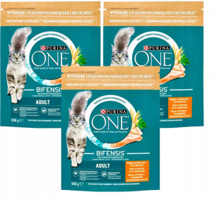 Sucha Karma PURINA ONE BIFENSIS ADULT kurczak 3x 800g