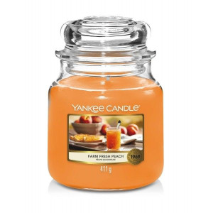 Yankee Candle Farm Fresh Peach Świeca 411g Yankee Candle