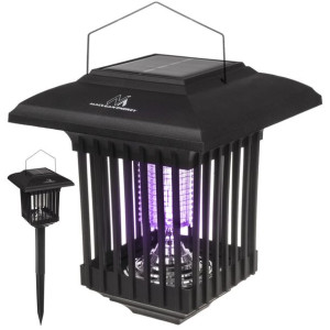Solarna lampa owadobójcza LED Maclean, IP44, LED/UV, akumulator 2*AA