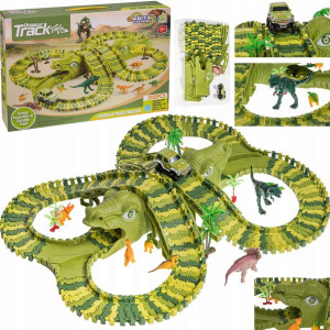 Tor Wyścigowy Xxxl Dinozaur Dinopark 200 El.