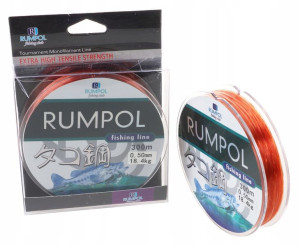 ŻYŁKA 300m RUMPOL Brązowa 0,50mm 18,4kg ZR300