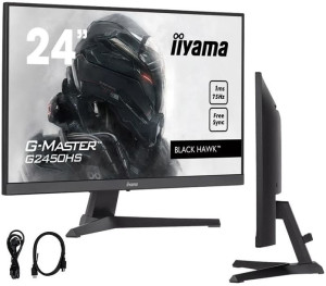 Monitor iiyama G-Master G2450HS-B1 Black Hawk 24" VA FHD 1ms 75Hz HDMI DP