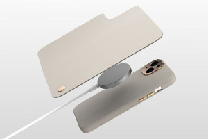 Moshi Overture Magsafe - Skórzane Etui 3w1 Z Klapką Iphone 14 Plus