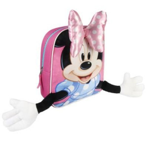 MYSZKA MINNIE Plecak Dziecięcy 3D Szkoła Przedszkolak
