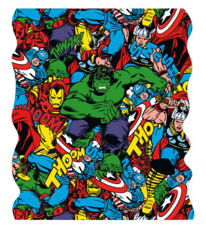 Avengers Szalik  KOMIN Dziecięcy Cienki