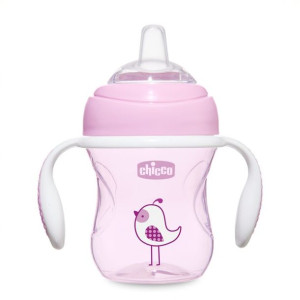 Chicco Transition Cup pierwszy kubek treningowy 4m+ Girl 200ml