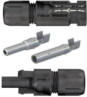 Komplet złączy, konektorów Multi-Contact, Staubli MC4 4-6mm2