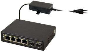 Switch Poe 4+2sfp Pulsar Sfg64