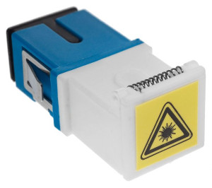 Adapter światłowodowy SM SC/UPC simplex z klapką