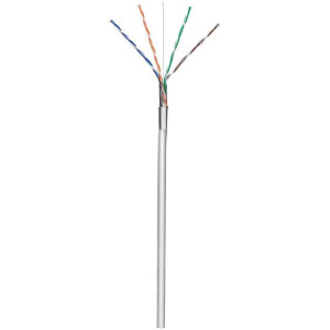 Skrętka CAT5e F/UTP AWG 24/1 Goobay szara 305m